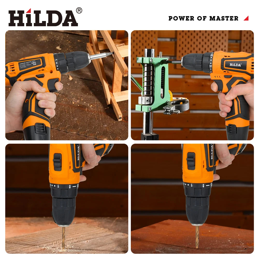 21V Cordless Power Drill