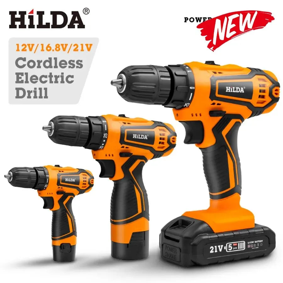 21V Cordless Power Drill