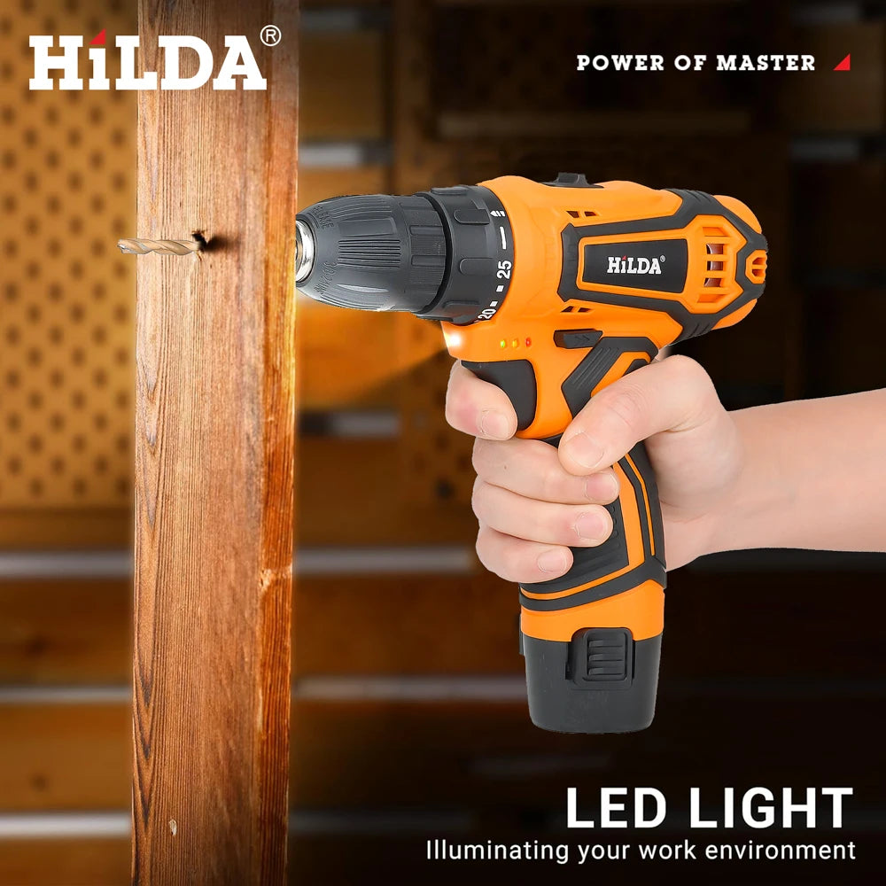 21V Cordless Power Drill