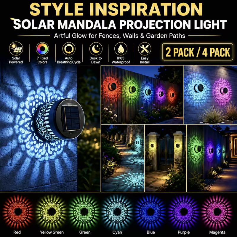 Solar Mandala Projection Light
