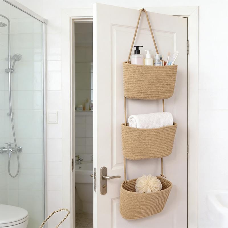 Dozy Woven 3-Tier Door Organizer