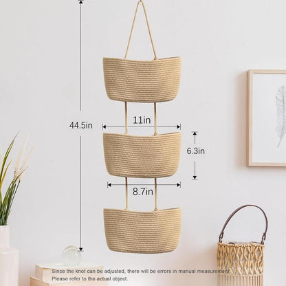 Dozy Woven 3-Tier Door Organizer
