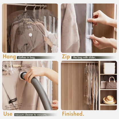 Hanging Vacuum Storage Bags (4-Pack)