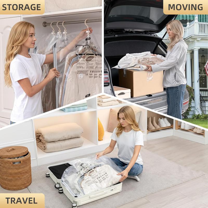 Hanging Vacuum Storage Bags (4-Pack)
